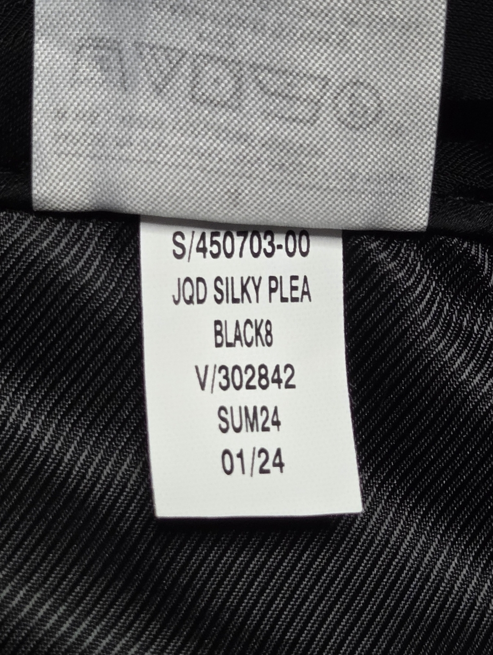 Banana Republic Jacquard Pleated Wide Leg Pants Black 4 - Picture 11 of 12